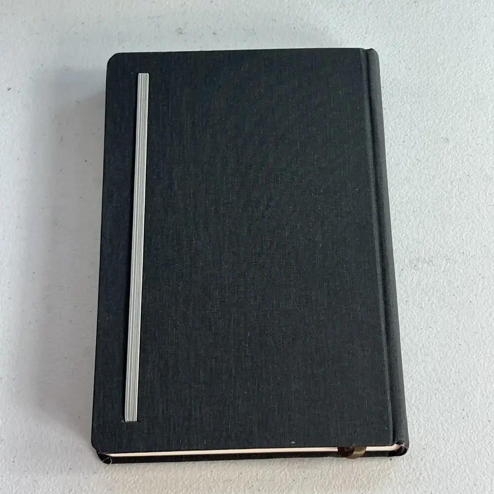 The Double Win Planner Black Hardcover Notebook 9.5 x 6